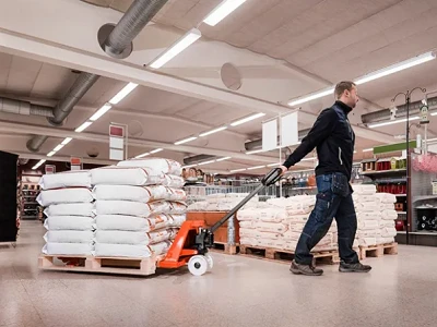 Praktiska rokasgrāmata manuāliem hidrauliskajiem palešu ratiņiem